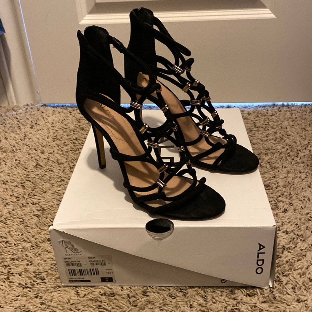 Aldo, strap 3 inch heels